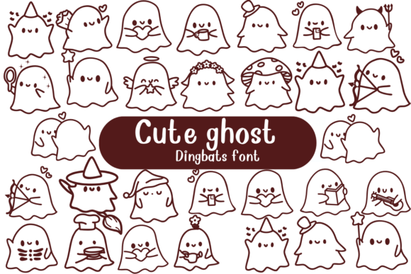 Cute Ghost Font: A Playfully Spooky Typeface for Creative Projects