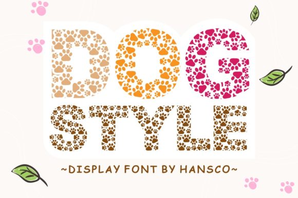 Dog Style Font: Playful Decorative Typography