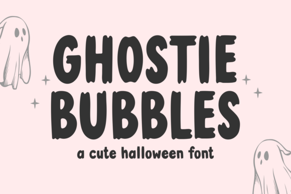 Ghostie Bubbles Font by Dreamink 7ntypes: Spooky, Sweet & Ready to Design