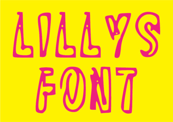 Lilly's Font: Capturing Childhood's Messy Joy