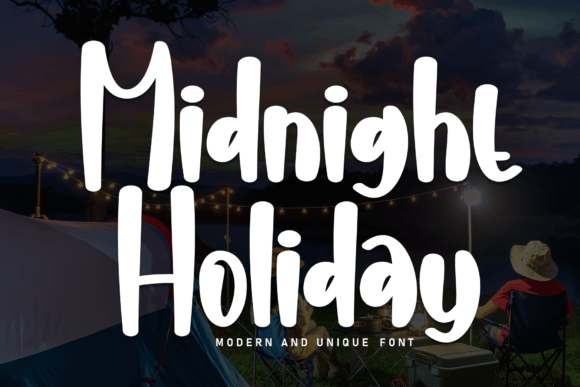 Midnight Holiday Font: A Sweet, Friendly Handwritten Style for Any Project