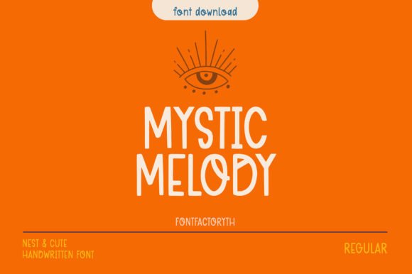Mystic Melody Font: The Handwritten Charm for Modern Designers