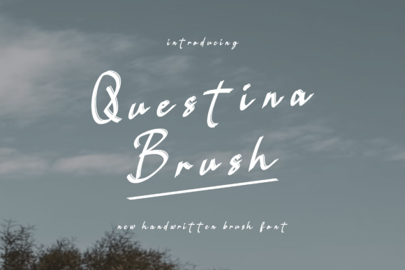Questina Brush Font: Rough Texture for Authentic Design