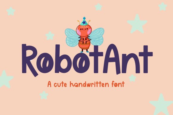 Robot Ant Font: A Friendly Handwritten Style for Creative Projects