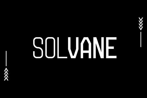 Solvane Font: Geometric Clarity Meets Modern Design