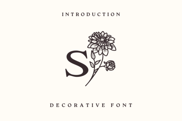 Sunflower Font: A Typeface Blending Serif Elegance with Botanical Charm